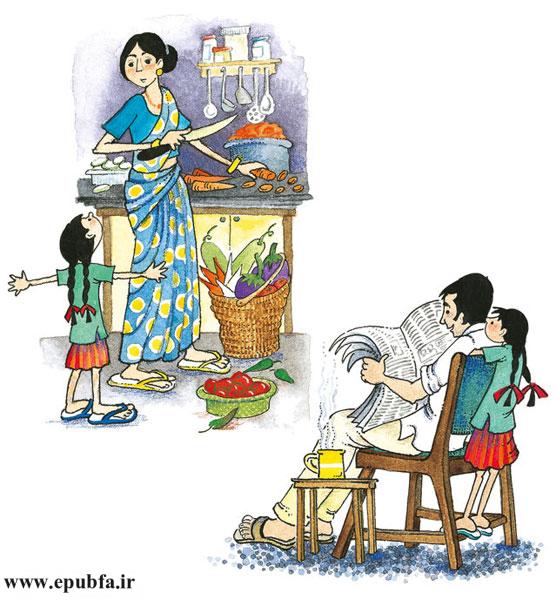 مادرش میگفت: «باید کارم را تمام کنم.»